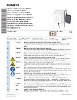 Siemens EFB300 Operating Instructions Manual предпросмотр