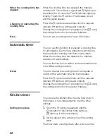 Предварительный просмотр 22 страницы Siemens EH.85DB11E Instruction Manual