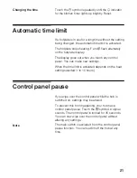 Предварительный просмотр 21 страницы Siemens EH.85M.11E Instruction Manual