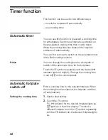 Предварительный просмотр 22 страницы Siemens EH67.MN11E Insrtruction Manual