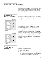 Предварительный просмотр 19 страницы Siemens EH765501GBR Instruction Manual