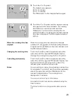 Предварительный просмотр 21 страницы Siemens EH765501GBR Instruction Manual