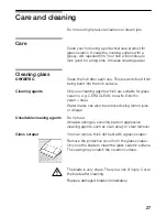 Предварительный просмотр 27 страницы Siemens EH765501GBR Instruction Manual