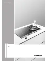 Preview for 1 page of Siemens EH9..SK1 SERIES Instruction Manual