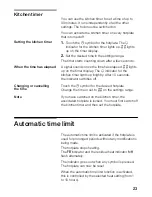 Предварительный просмотр 23 страницы Siemens EH90.SZ11Z Instruction Manual