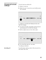 Предварительный просмотр 23 страницы Siemens EH975ML11E Instruction Manual