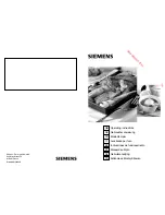 Siemens EP716QB20E Operating Instructions Manual preview