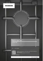 Siemens EP9B6QO90M User Manual preview