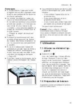 Preview for 45 page of Siemens EQ.700 integral User Manual