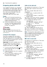 Preview for 16 page of Siemens EQ9+ S300 TI923 Series Instruction Manual