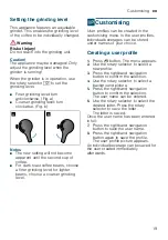 Preview for 19 page of Siemens EQ9+ S300 TI923 Series Instruction Manual