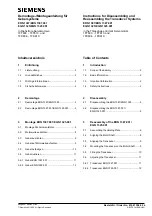 Siemens EQN 1325 Assemble & Disassemble preview