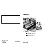 Siemens ER14053NL Operating Instructions Manual preview