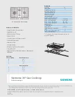 Siemens ER18353UC Features And Benefits preview