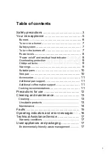 Preview for 2 page of Siemens ER726RF70E Operating Instructions Manual