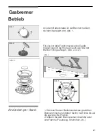 Предварительный просмотр 22 страницы Siemens ER926SB70E Operating Instructions Manual