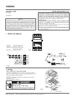 Предварительный просмотр 1 страницы Siemens ESP200 Installation Manual