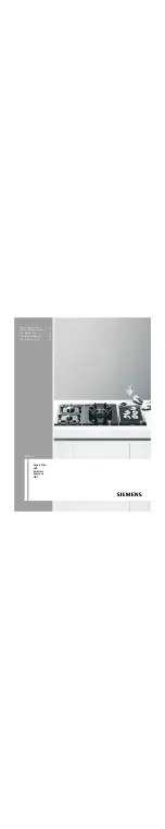 Siemens ET13051 Instruction Manual preview
