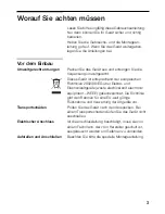 Preview for 3 page of Siemens ET375GU11E Operating Instructions Manual