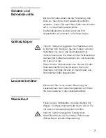 Preview for 7 page of Siemens ET375GU11E Operating Instructions Manual