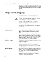 Preview for 14 page of Siemens ET375GU11E Operating Instructions Manual