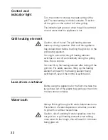 Preview for 22 page of Siemens ET375GU11E Operating Instructions Manual