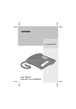 Preview for 3 page of Siemens euroset 3015 User Manual