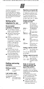 Preview for 4 page of Siemens Euroset 5005 Manual