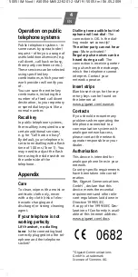 Preview for 6 page of Siemens Euroset 5005 Manual