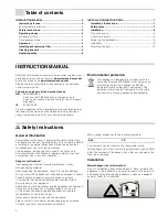 Preview for 2 page of Siemens Extractor hood Instructions For Installation And Use Manual