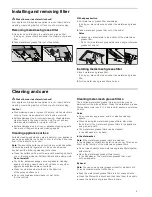 Preview for 5 page of Siemens Extractor hood Instructions For Installation And Use Manual