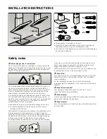 Preview for 7 page of Siemens Extractor hood Instructions For Installation And Use Manual