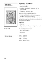 Предварительный просмотр 38 страницы Siemens EXTRAKLASSE XLM 1200 Instruction Manual And Installation Instructions