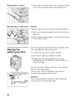 Предварительный просмотр 44 страницы Siemens EXTRAKLASSE XLM 1200 Instruction Manual And Installation Instructions