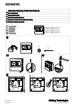 Preview for 1 page of Siemens FC361-YA Installation