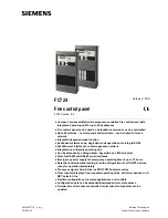 Siemens FC724 Manual preview