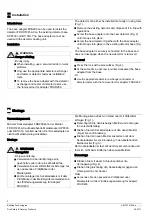 Preview for 2 page of Siemens FDB299 Installation