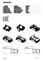 Siemens FDCI221 Installation Manual preview