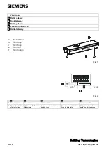 Siemens FDCW221 Installation Manual preview