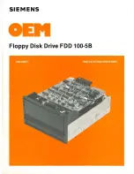 Preview for 1 page of Siemens FDD 100-5B Installation & Operation Manual