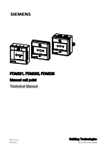 Siemens FDM225 Technical Manual preview