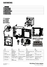 Preview for 1 page of Siemens FDM243H Installation Manual