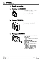 Предварительный просмотр 12 страницы Siemens FDM273 Mounting