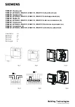 Siemens FDMH291 Installation Manual preview