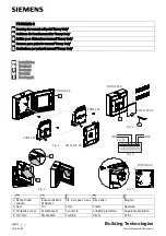 Siemens FDMH292-R Installation Manual preview