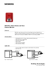 Siemens FDS181C Product Manual preview