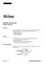 Preview for 1 page of Siemens FDSB181 Product Manual