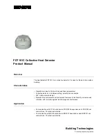 Siemens FDT181C Product Manual preview