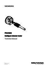 Siemens FDUD293 Technical Manual preview