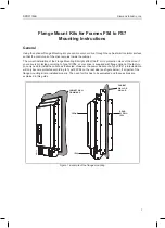 Предварительный просмотр 1 страницы Siemens Flange Mount Kit Mounting Instructions